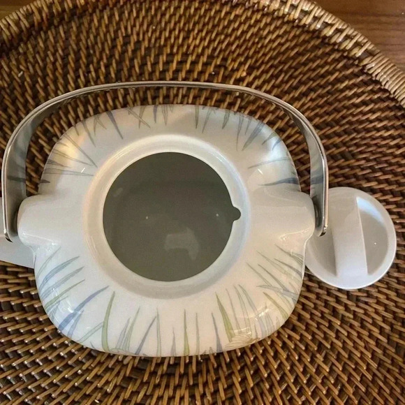 Rosenthal Vintage Porcelain Teapot Coffee Pot Alain Le Foll MCM Asian Floral - Picture 6 of 12